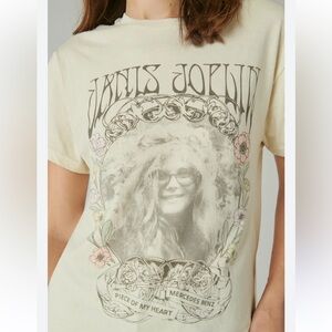 NWT Graphic Tee with Janis Joplin Print
